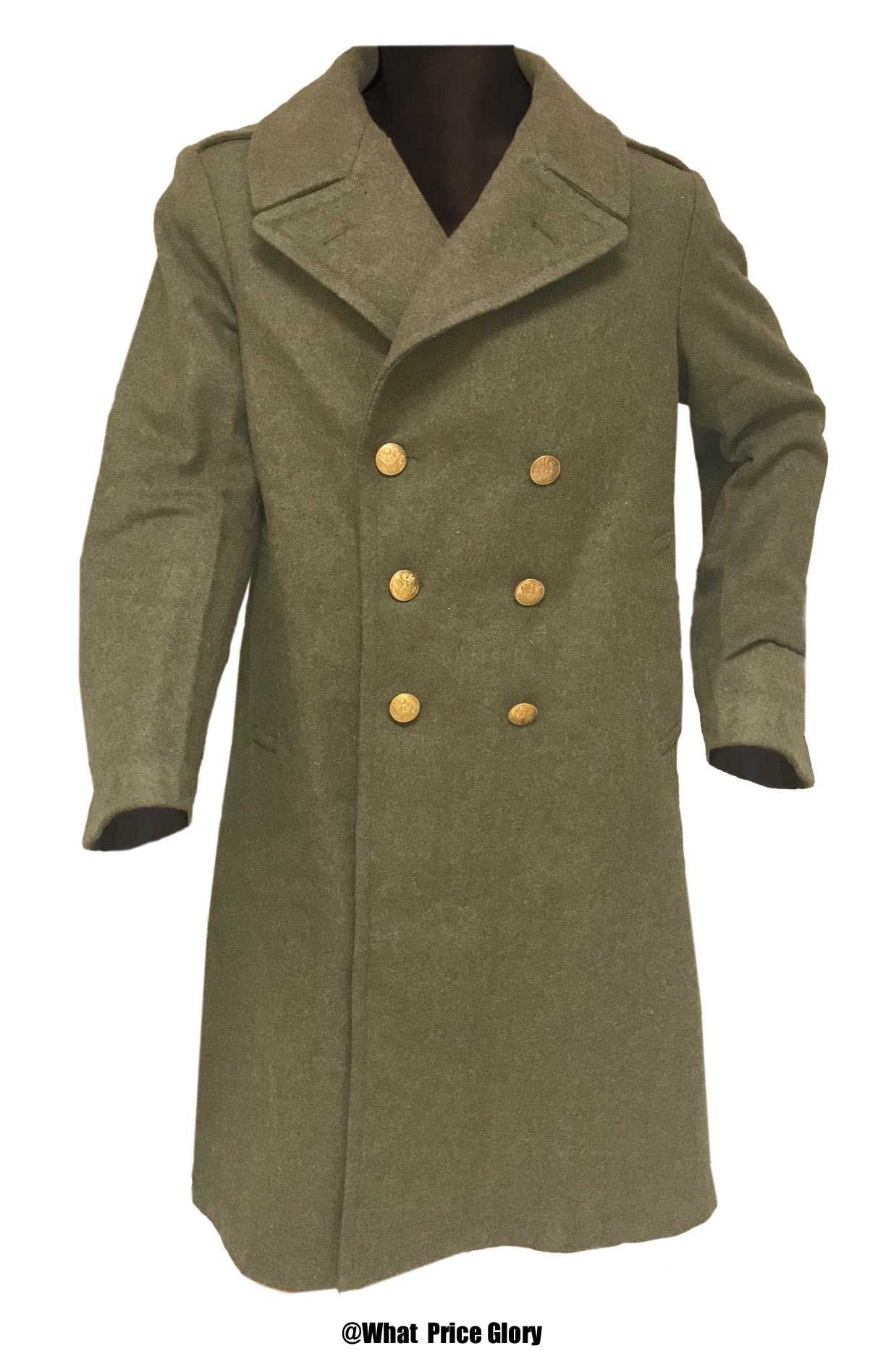US M1939 Enlisted Man's Wool Overcoat | What Price Glory - www